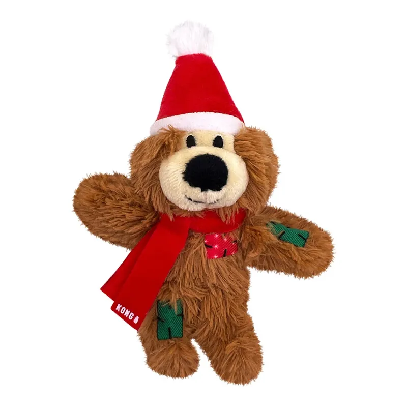 Billig KONG Holiday Softies Julnalle för Katt BRUN